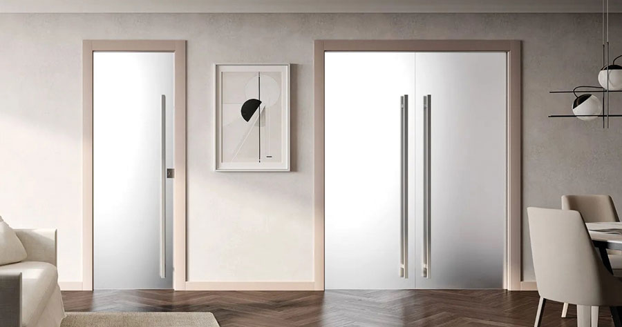 Pareti divisorie e porte in vetro - Separare gli ambienti mantenendo luminosità