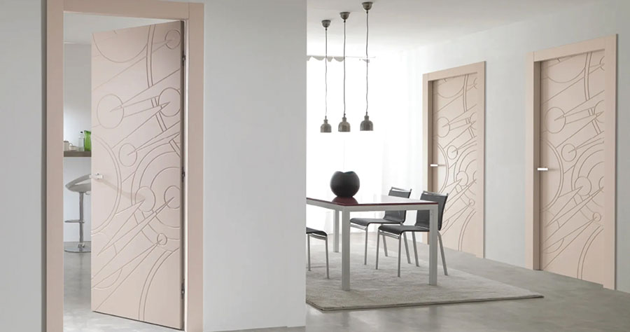 Porte per interni “Le Originali Bertolotto”, arte e design si fondono