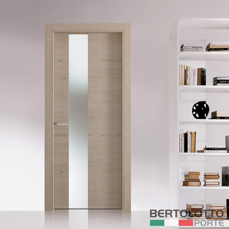 Project Casa. Porte e Serramenti Torino. Porte Interne. Bertolotto Porte Basic Materik. Porta battente MaterikV Nocciola
