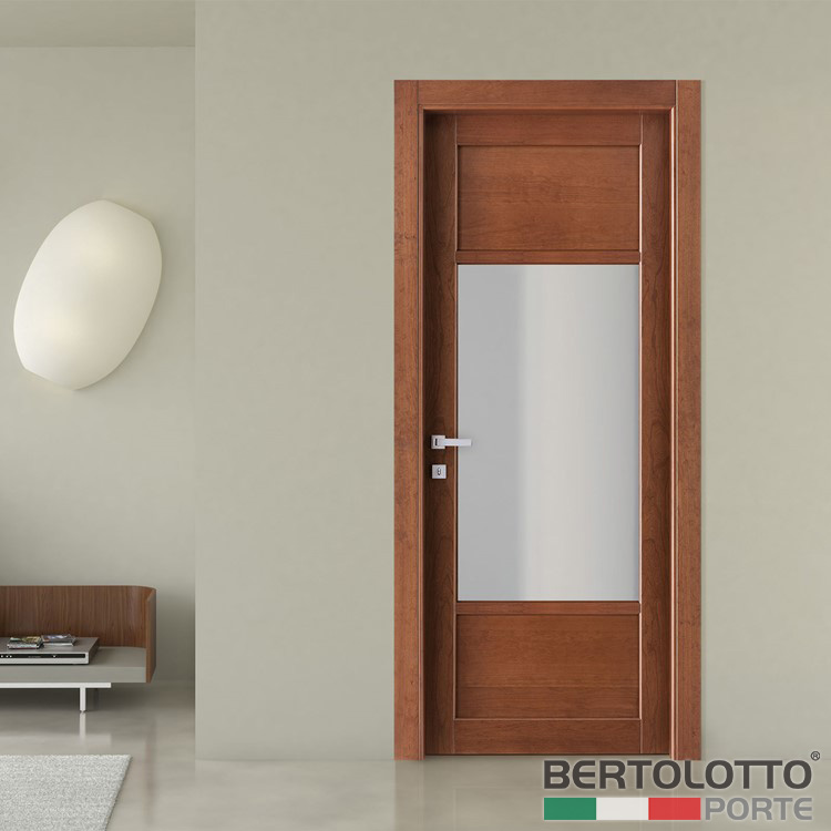 Project Casa. Porte e Serramenti Torino. Porte Interne. Bertolotto Porte Moderne Baltimora New. Porta battente 2031V ciliegio classic