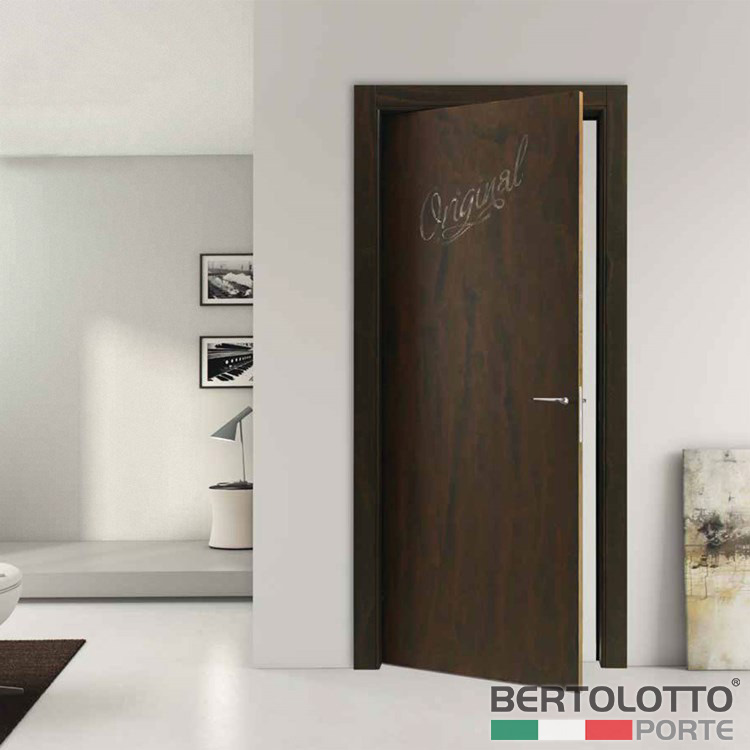 Project Casa. Porte e Serramenti Torino. Porte Interne. Bertolotto Porte Moderne Corten. Porta battente Corten ES10