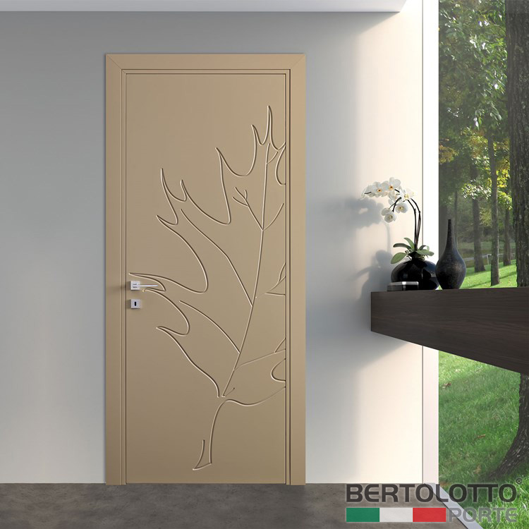 Project Casa. Porte e Serramenti Torino. Porte Interne. Bertolotto Porte Moderne Natura. Porta battente Foglia tortora